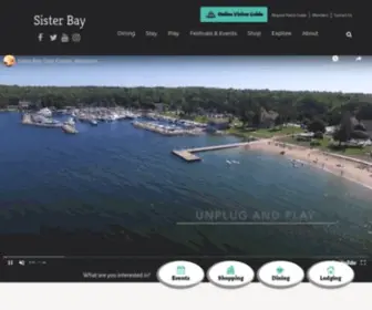 Cometosisterbay.com(Door County Restaurants) Screenshot