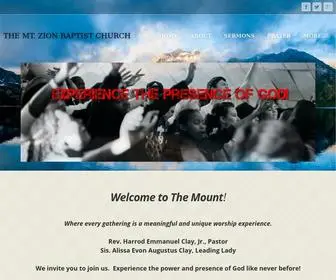 Cometothemount.org(God) Screenshot