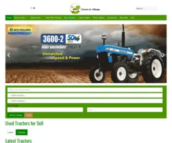 Cometovillage.com(Used Tractors for Sell) Screenshot