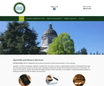 Cometoyounotary.com(Apostille and Notary Service) Screenshot