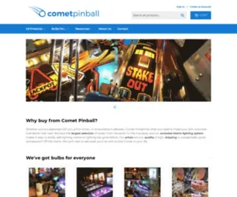 Cometpinball.com(Comet Pinball) Screenshot