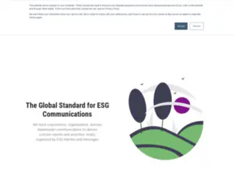 Cometrics.io(The Global Standard for ESG Communications) Screenshot