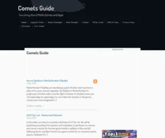 Cometsguide.com(Comets Guide) Screenshot