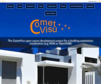 Cometvisu.org(The smart home visualisation) Screenshot