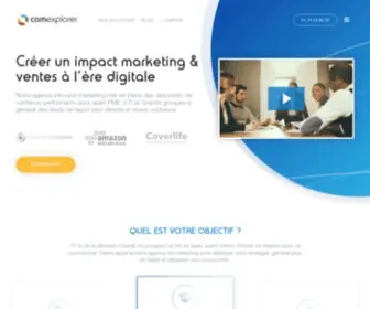 Comexplorer.com(Agence inbound marketing) Screenshot