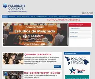 Comexus.org.mx(Becas Fulbright Garc) Screenshot