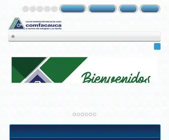 Comfacauca.com(Caja de Compensaci) Screenshot