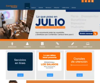 Comfamiliarcamacol.com(Caja de Compensación Familiar de Antioquia) Screenshot