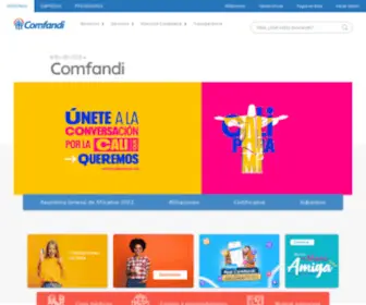 Comfandi.com.co(Comfandi, tu mano amiga) Screenshot