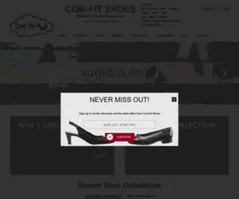 Comfitshoes.com(COM-FIT Without Compromise) Screenshot