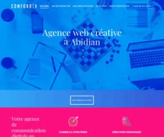 Comfordev.com(Agence web Abidjan) Screenshot