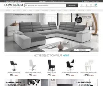 Comforium.com(Expert en distribution de meuble et bureau en ligne) Screenshot