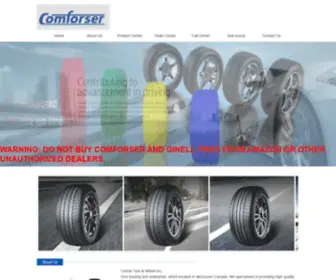 Comforsertyres.com(Comforser) Screenshot