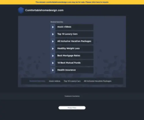 Comfortablehomedesign.com(Comfortable Home Design) Screenshot