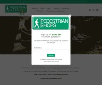 Comfortableshoes.com(Pedestrian Shops) Screenshot