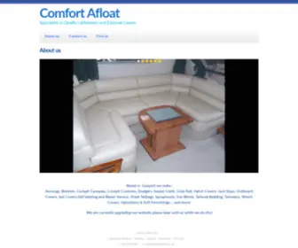 Comfortafloat.co.uk(Comfort Afloat) Screenshot