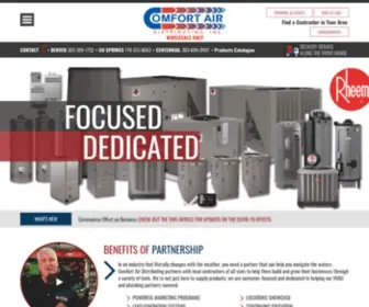 Comfortairdistributing.com(Comfort Air Distributing) Screenshot