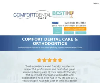 Comfortdental4ME.com(Comfort Dental Care & Orthodontics) Screenshot