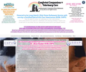 Comfortedcompanionsveterinarycare.com(Comforted Companions Veterinary Care) Screenshot