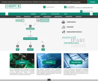 Comforth.hu(Hatékonyságnövelés innovatív ipari informatikai megoldásokkal) Screenshot