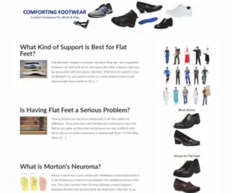 Comfortingfootwear.com(Comforting Footwear) Screenshot