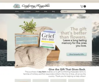 Comfortingkeepsakes.com(Grief and Sympathy Gifts) Screenshot