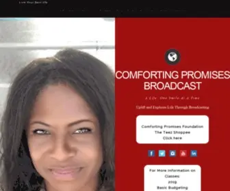 Comfortingpromises.com(Comforting Promises Broadcast) Screenshot
