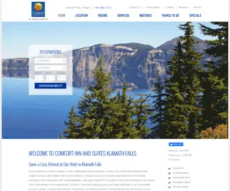 Comfortinnandsuitesklamathfalls.com(Inviting Hotel in Klamath Falls) Screenshot