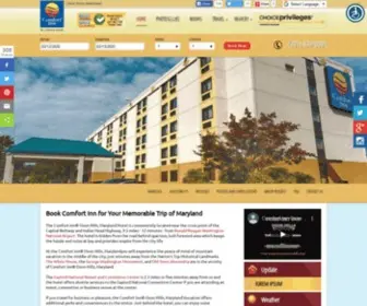 Comfortinnoxonhill.com(Comfort inn Hotel in Oxon Hill) Screenshot