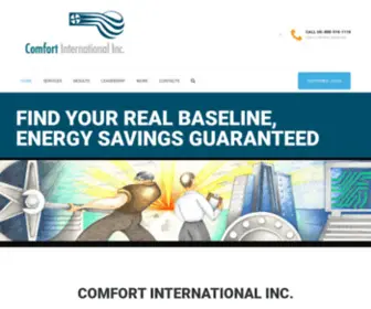 Comfortintl.com(Focused on achieving peak efficiencies with existing buildings) Screenshot