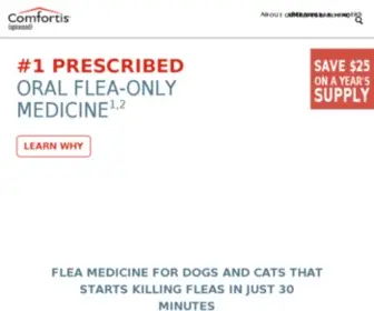 Comfortis4Dogs.com(Comfortis®) Screenshot