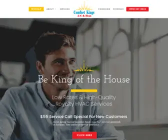 Comfortkingsllc.com(Daytona Beach Air Conditioning & Heating Services) Screenshot