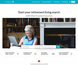 Comfortlife.ca(Retirement Homes) Screenshot