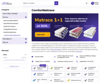 Comfortmatrace.cz(Prodej matrací) Screenshot