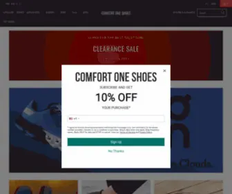 Comfortoneshoes.com(Comfort One Shoes) Screenshot