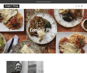 Comfortphilly.com(Philadelphia Seafood Restaurant) Screenshot