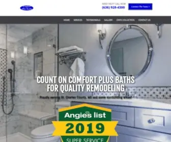 Comfortplusbaths.com(Comfort Plus Baths) Screenshot