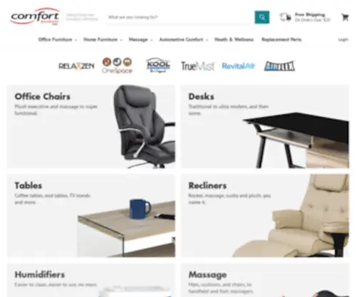 Comfortproducts.net(Comfort Products) Screenshot
