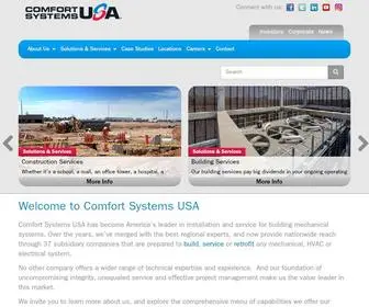 Comfortsystemsusa.com(Comfort Systems) Screenshot