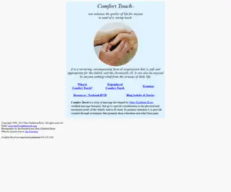 Comforttouch.com(Comfort Touch®) Screenshot