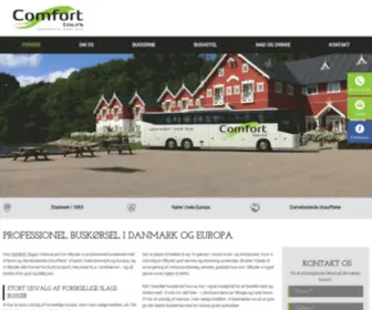 Comforttours.dk(Buskørsel i hele Europa) Screenshot