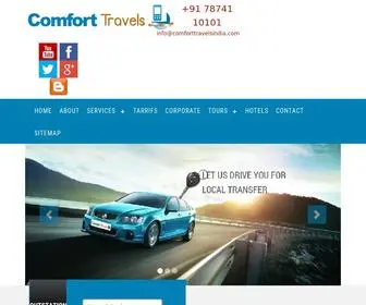 Comforttravelsindia.com(Comfort Travels) Screenshot