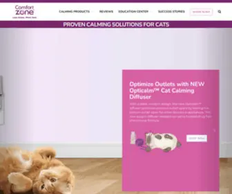 Comfortzone.com(The #1 Brand in Cat and Dog Behavior Management) Screenshot