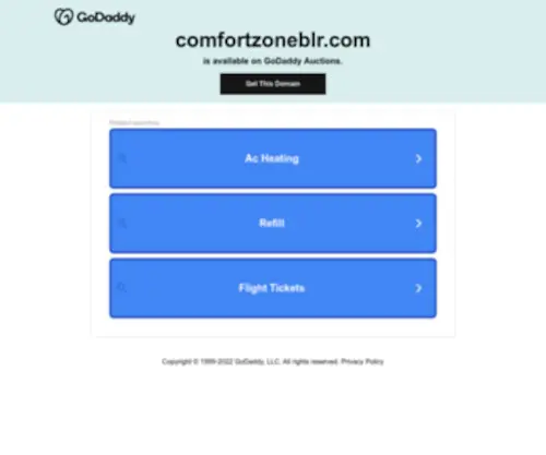 Comfortzoneblr.com(Comfort Zone) Screenshot