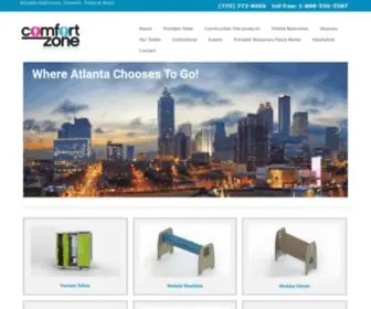 Comfortzoneportables.com(Comfort Zone) Screenshot