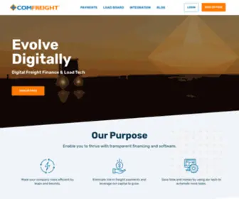 Comfreight.com(Digital Freight Finance) Screenshot