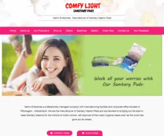 Comfypads.co.in(Comfy Light Pads (Sanitary Napkins Manufacturer)) Screenshot