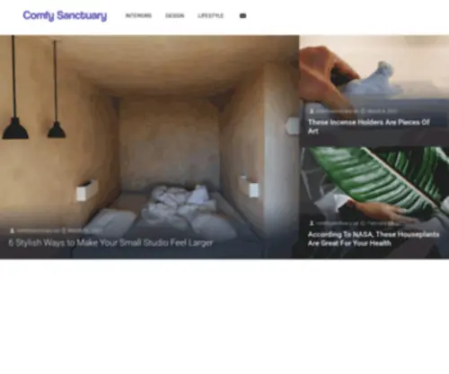 Comfysanctuary.com(Comfy Sanctuary) Screenshot