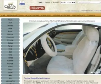 Comfysheep.com(Sheepskin Seat Covers) Screenshot