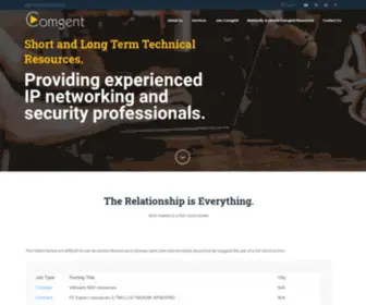 ComGent.com(World-class Talent on Demand) Screenshot